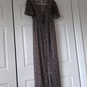 Sheer bathing suit cover up